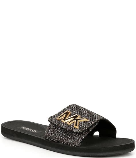 dillards michael kors slides